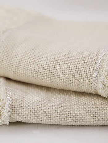 Lot de 2 essuies mains coton éponge 400gr PANAMA