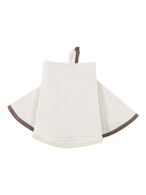 Lot de 2 essuies mains rond nid d'abeille HOME - Kiabi Lot de 2 essuies mains rond nid d'abeille HOME - Kiabi