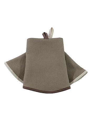 Lot de 2 essuies mains rond nid d'éponge 450gr AMBIANCE