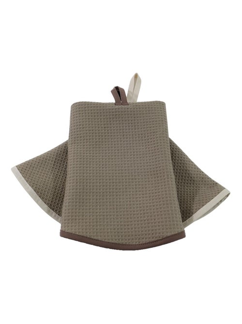 Lot de 2 essuies mains rond  nid d'éponge 450gr AMBIANCE - Kiabi