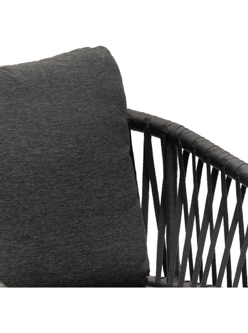 Lot de 2 fauteuils de jardin en aluminium et corde tressée ORIENGO - Kiabi