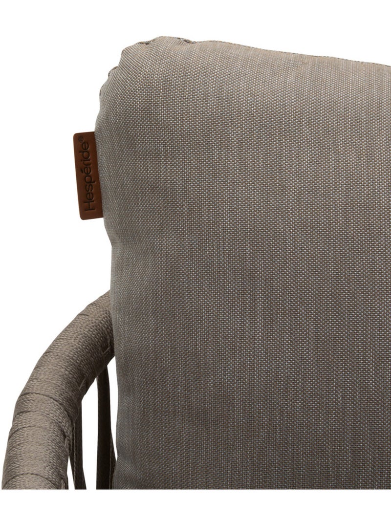 Lot de 2 fauteuils de jardin en aluminium et corde tressée ORIENGO Marron - Kiabi