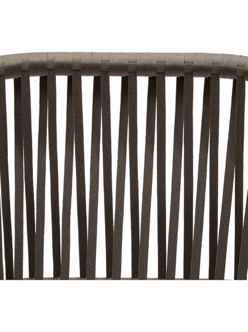 Lot de 2 fauteuils de jardin en aluminium et corde tressée ORIENGO - Kiabi