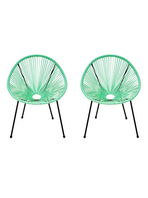 Lot de 2 fauteuils de jardin - Kiabi