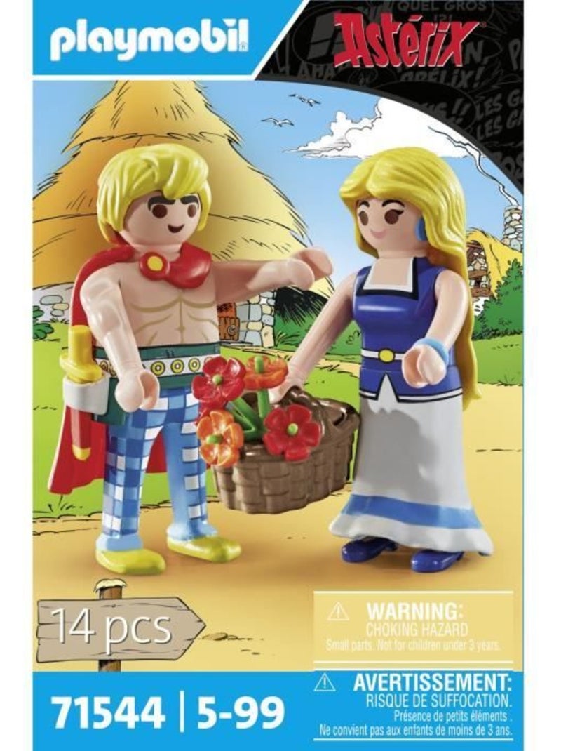 Lot de 2 figurines - Tragicomix et Falbala - PLAYMOBIL Astérix N/A - Kiabi