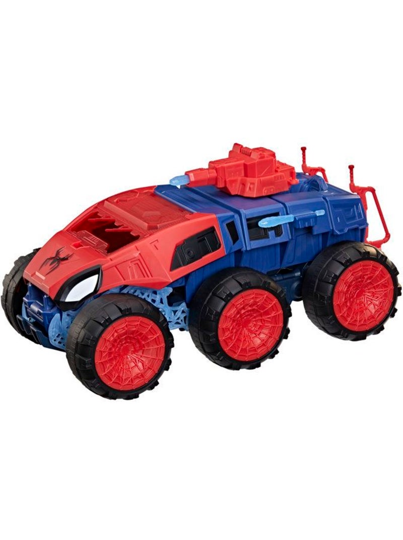 Lot de 2 figurines 11,5 cm + véhicule super tank 2-en-1 - hasbro, spider-man Bleu - Kiabi