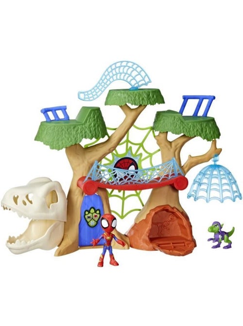 Lot de 2 figurines et coffret de jeu - base forestière dino-webs - hasbro - Kiabi Lot de 2 figurines et coffret de jeu - base forestière dino-webs - hasbro - Kiabi
