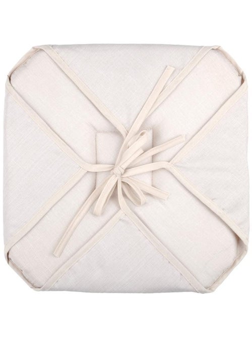 Lot de 2 galettes de chaise 4 rabats chiné - Kiabi