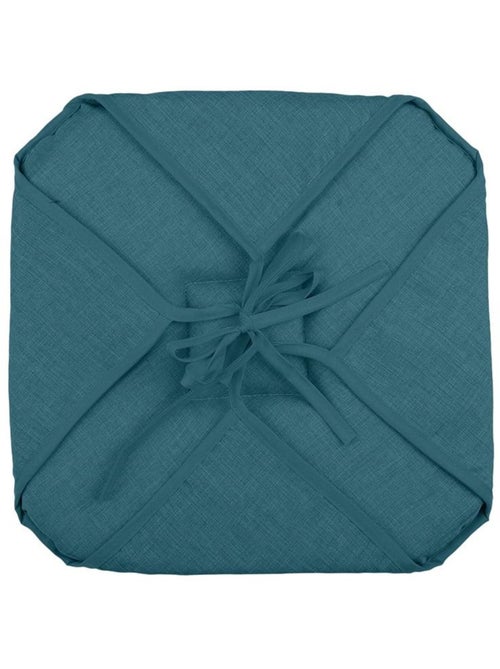 Lot de 2 galettes de chaise 4 rabats chiné - Kiabi