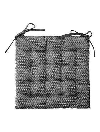 Lot de 2 galettes de chaise carrées à motifs OTTO
