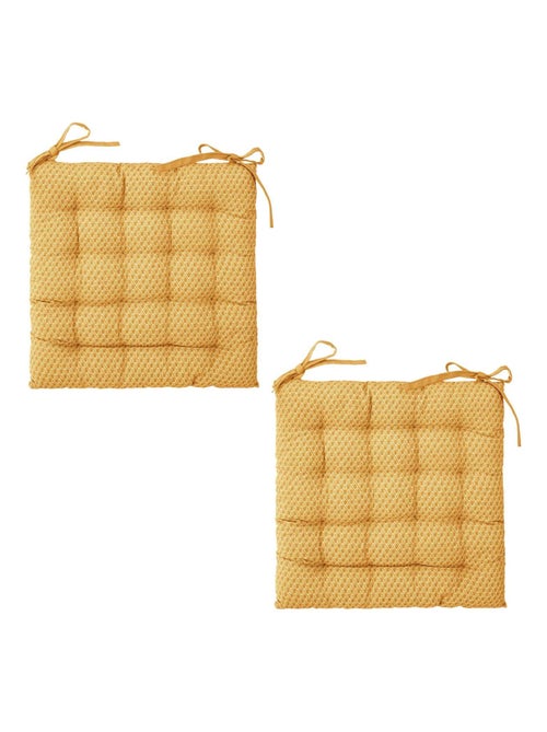 Lot de 2 galettes de chaise carrées à motifs OTTO - Kiabi Lot de 2 galettes de chaise carrées à motifs OTTO - Kiabi