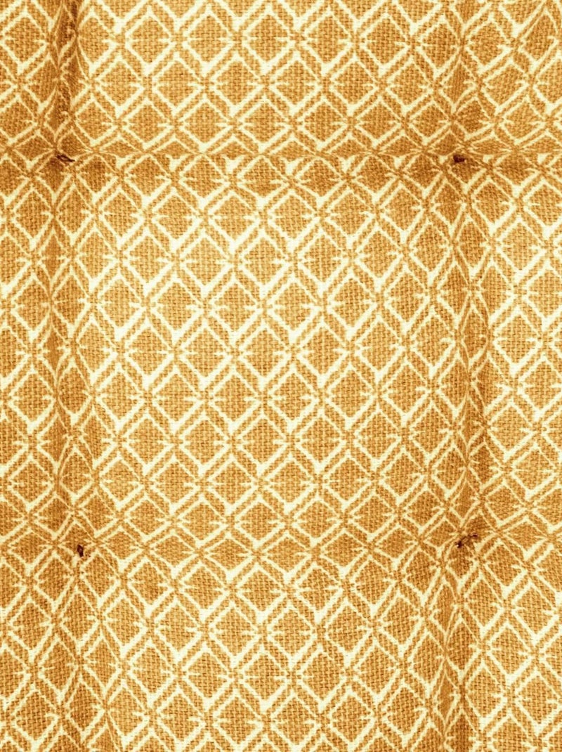 Lot de 2 galettes de chaise carrées à motifs OTTO Jaune - Kiabi