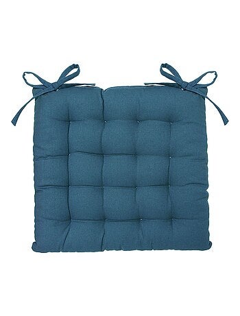 Lot de 2 galettes de chaise carrées en coton ANJALI
