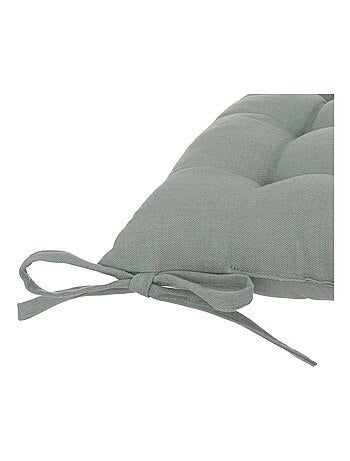 Lot de 2 galettes de chaise carrées en coton ANJALI