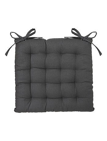 Lot de 2 galettes de chaise carrées en coton ANJALI