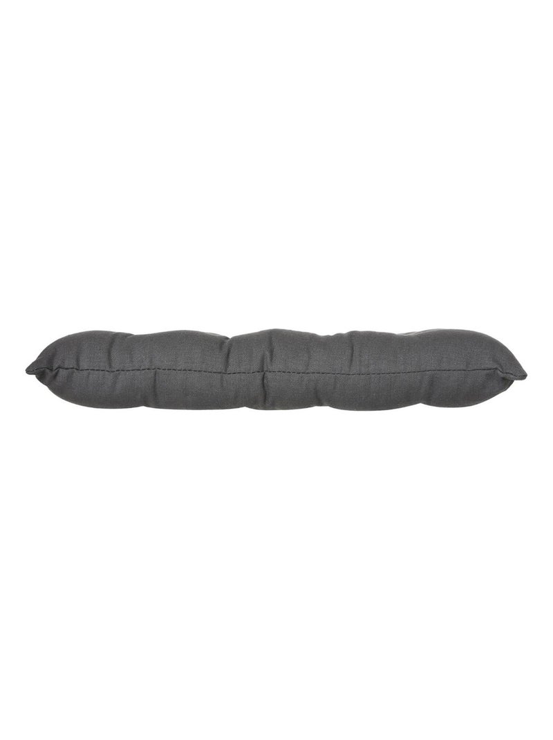 Lot de 2 galettes de chaise carrées en coton ANJALI Gris foncé - Kiabi