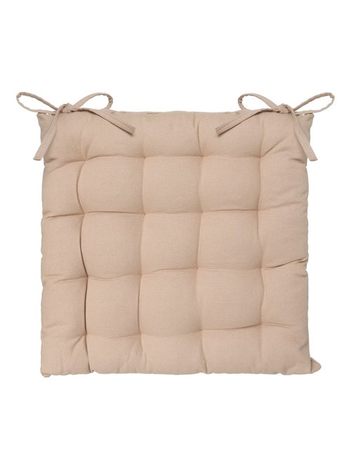 Lot de 2 galettes de chaise carrées en coton ANJALI - Kiabi Lot de 2 galettes de chaise carrées en coton ANJALI - Kiabi