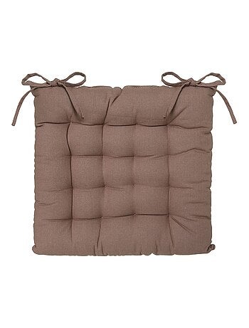 Lot de 2 galettes de chaise carrées en coton ANJALI