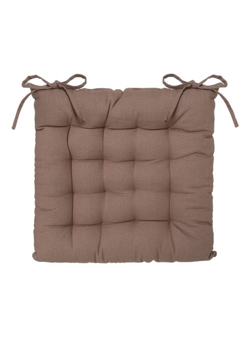 Lot de 2 galettes de chaise carrées en coton ANJALI - Kiabi Lot de 2 galettes de chaise carrées en coton ANJALI - Kiabi