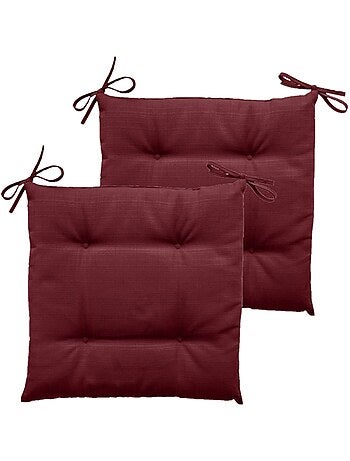 Lot de 2 galettes de chaise d'extérieur KORAI