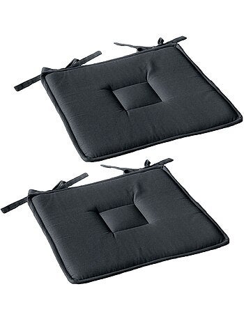 Lot de 2 galettes de chaise en coton PANAMA