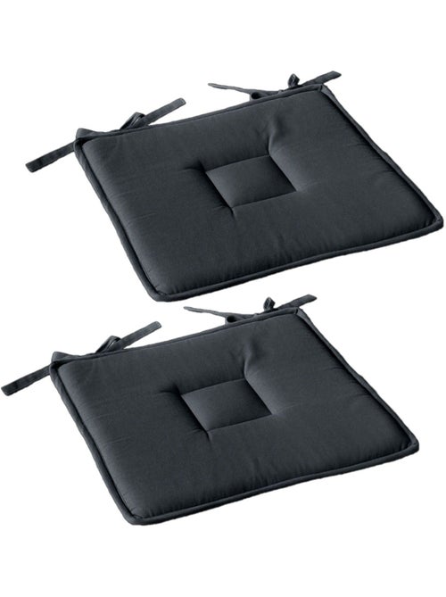 Lot de 2 galettes de chaise en coton PANAMA - Kiabi