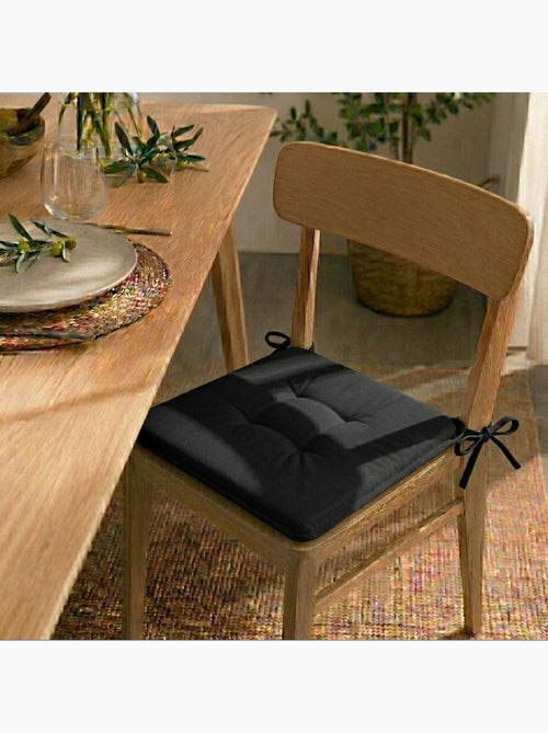 Lot de 2 galettes de chaise en coton PANAMA - Kiabi