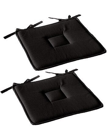 Lot de 2 galettes de chaise en coton PANAMA