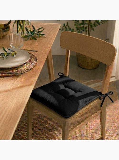 Lot de 2 galettes de chaise en coton PANAMA - Kiabi