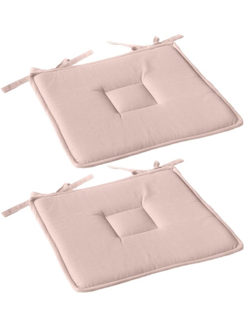 Lot de 2 galettes de chaise en coton PANAMA - Kiabi