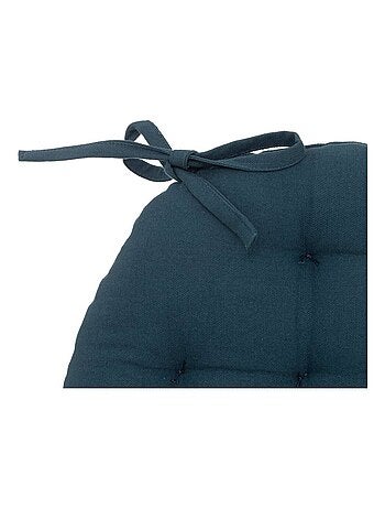 Lot de 2 galettes de chaise rondes en coton