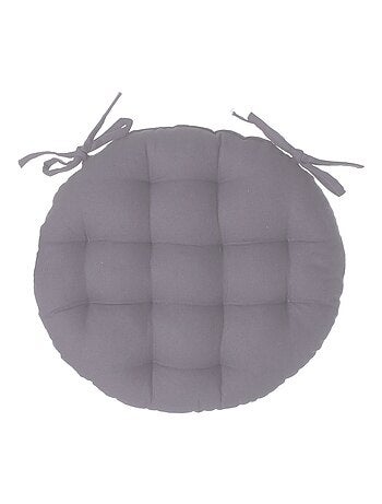 Lot de 2 galettes de chaise rondes en coton