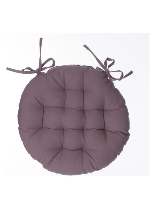 Lot de 2 galettes de chaise rondes en coton - Kiabi