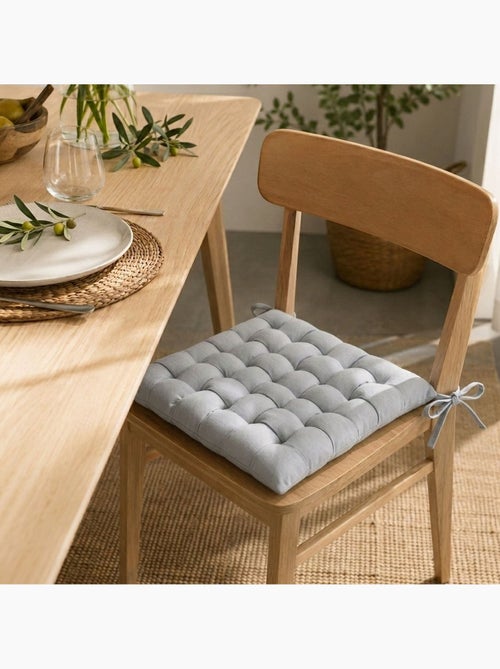 Lot de 2 galettes de chaise tressées - Kiabi Lot de 2 galettes de chaise tressées - Kiabi