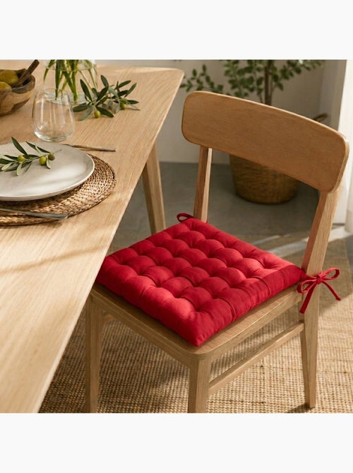 Lot de 2 galettes de chaise tressées - Kiabi Lot de 2 galettes de chaise tressées - Kiabi