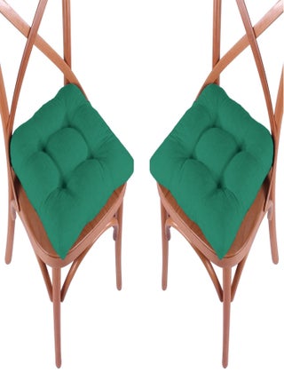 Lot de 2 Galettes de chaise  Vert