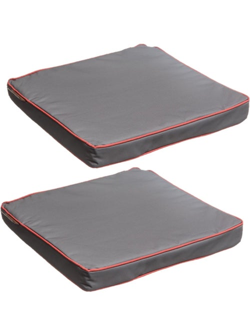 Lot de 2 galettes de chaises avec bande aggripante - Kiabi