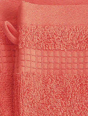 Lot de 2 Gants de Toilette - 100% Coton - 450 gr/m2
