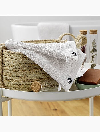 Lot de 2 gants de toilette - Coton 600 grammes - Garance