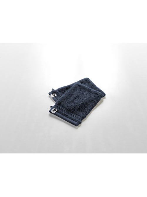 Lot de 2 gants de toilette - Coton 600 grammes - Garance - Kiabi