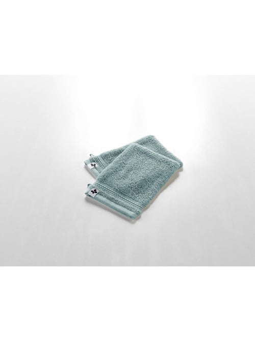 Lot de 2 gants de toilette - Coton 600 grammes - Garance - Kiabi