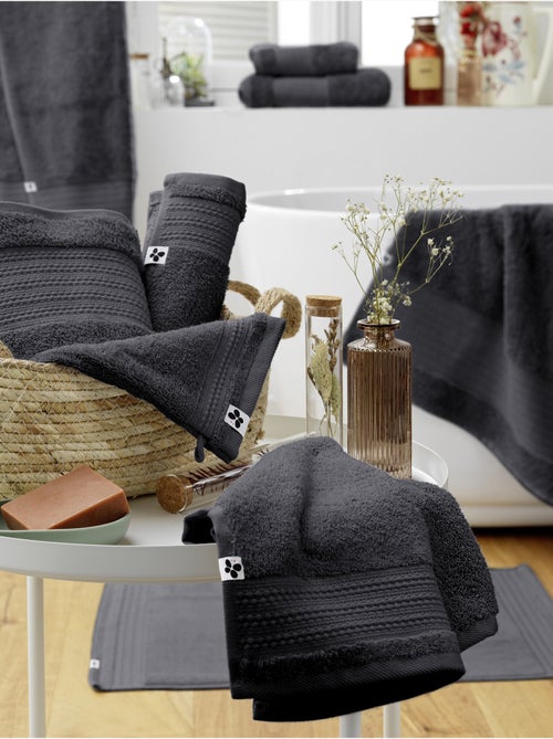 Lot de 2 gants de toilette - Coton 600 grammes - Garance - Kiabi