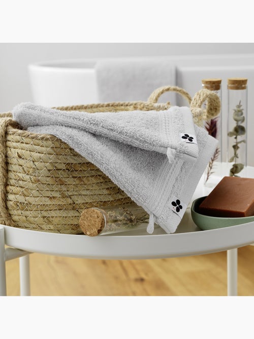 Lot de 2 gants de toilette - Coton 600 grammes - Garance - Kiabi