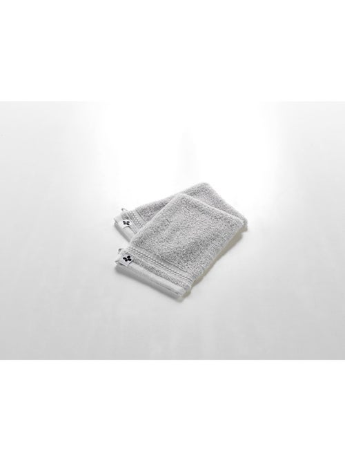 Lot de 2 gants de toilette - Coton 600 grammes - Garance - Kiabi