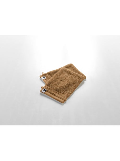 Lot de 2 gants de toilette - Coton 600 grammes - Garance - Kiabi
