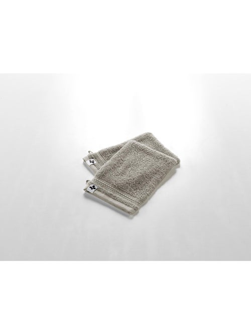 Lot de 2 gants de toilette - Coton 600 grammes - Garance - Kiabi