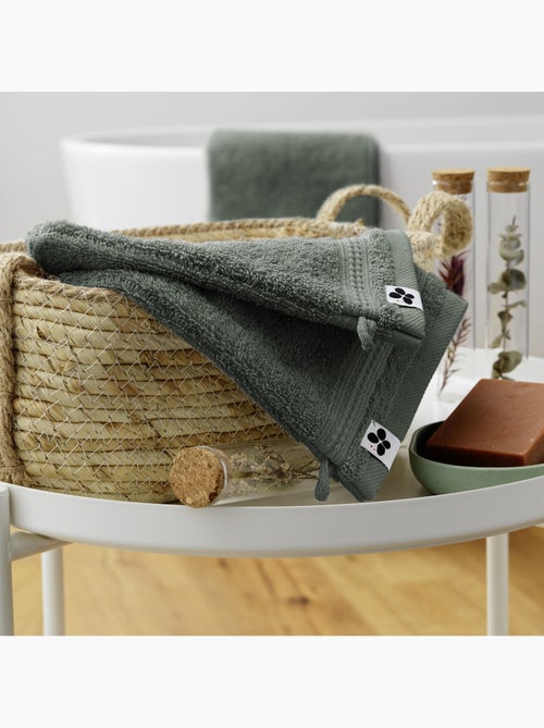 Lot de 2 gants de toilette - Coton 600 grammes - Garance - Kiabi
