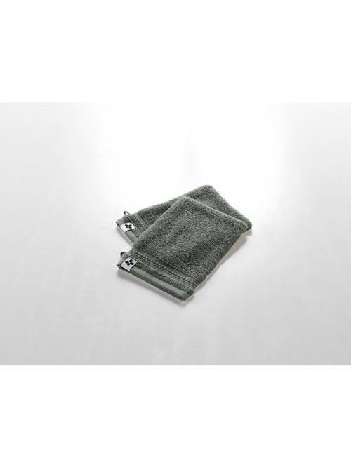Lot de 2 gants de toilette - Coton 600 grammes - Garance - Kiabi
