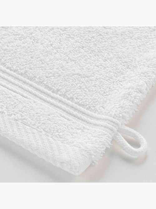 Lot de 2 gants de toilette 15 x 21 cm Tendresse blanc - Kiabi