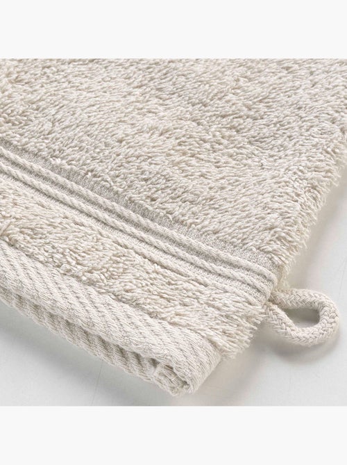 Lot de 2 gants de toilette 15 x 21 cm Tendresse lin - Kiabi